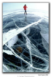 Clear Ice of the lake Bajkal by Sergiy Glushchenko 